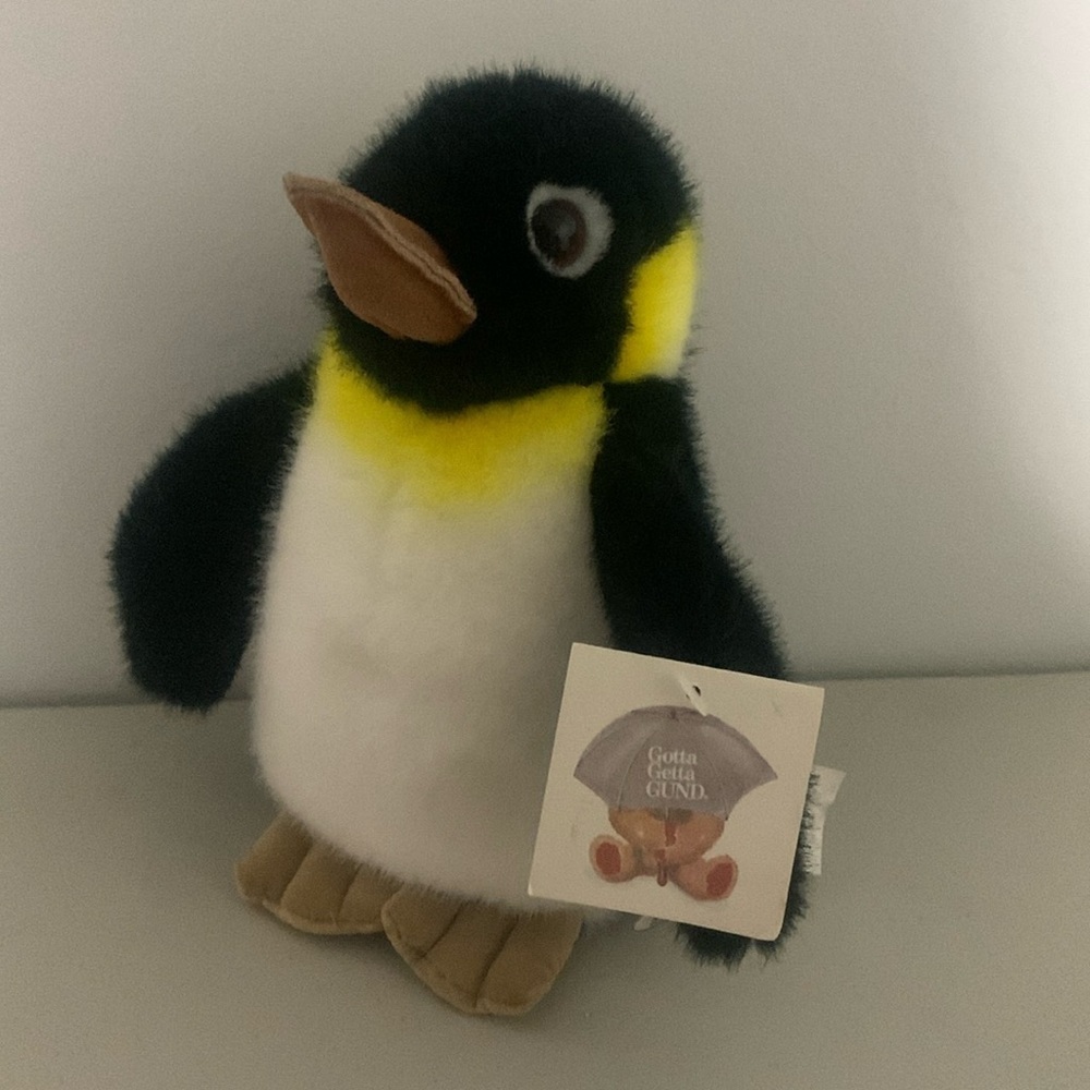 NWT Vintage 1986 GUND Napoleon The Penguin Animal Plush